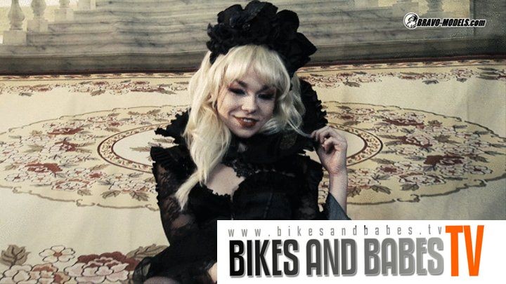 382 Rebeka Black as black dark Queen gothis cosplay costume - BRAVO MODELS MEDIA | Clips4sale