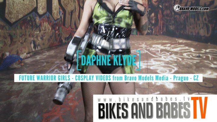 389 Daphne Klyde Warrior latex brunette hot girl - BRAVO MODELS MEDIA | Clips4sale